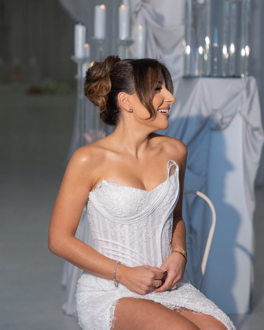 Zaure White Serena Dress