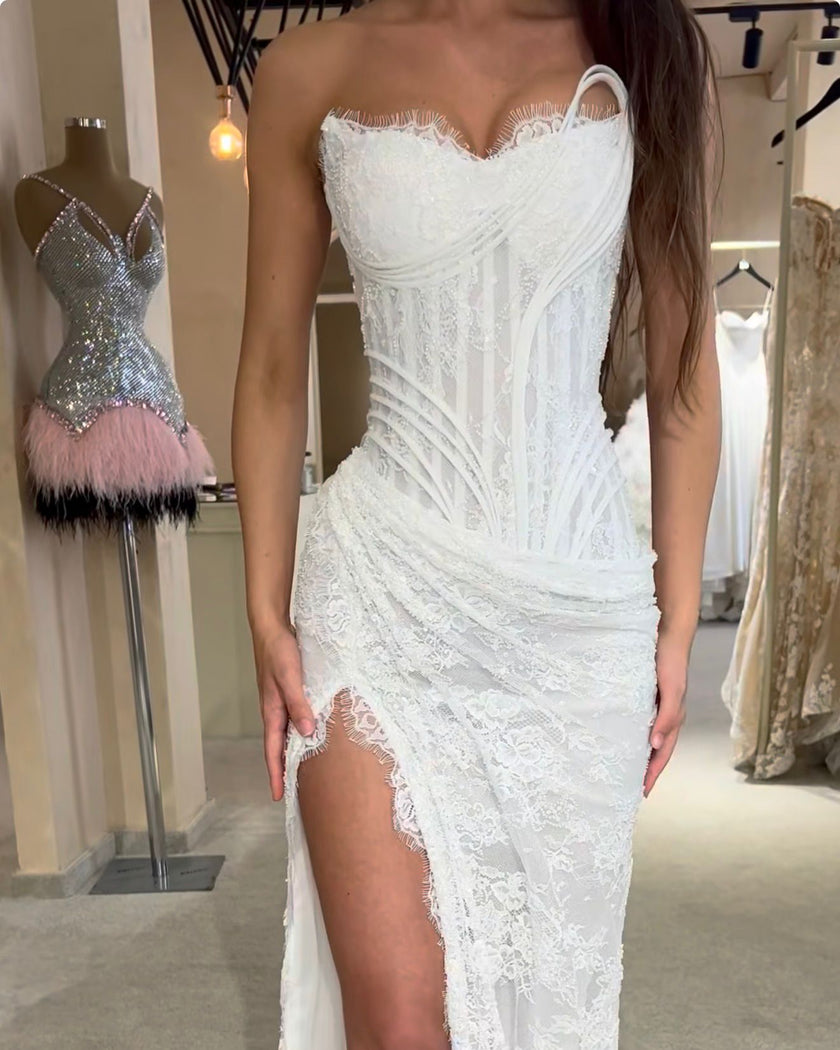 White Serena Dress